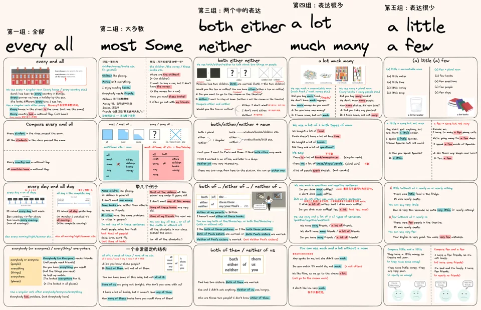 many、much 等数量表达 · 视频封面